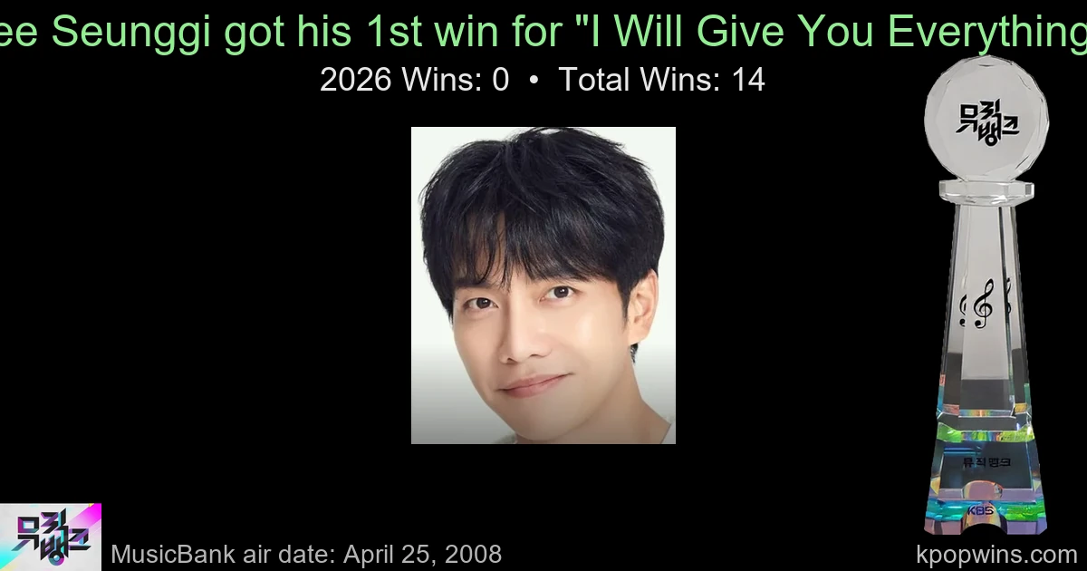 Lee Seunggi - I Will Give You Everything